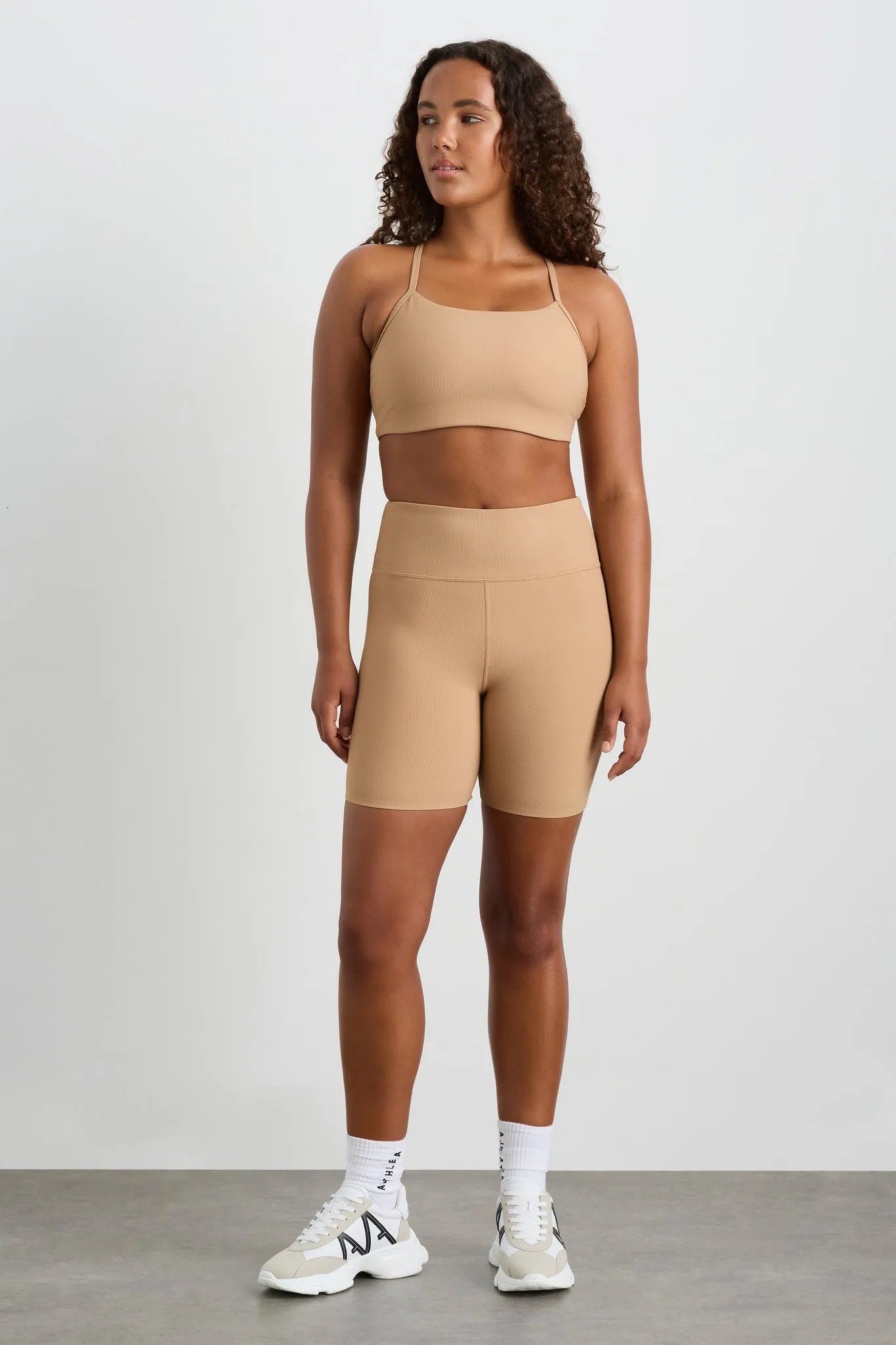 Ribbed Mid Length Bike Short 601