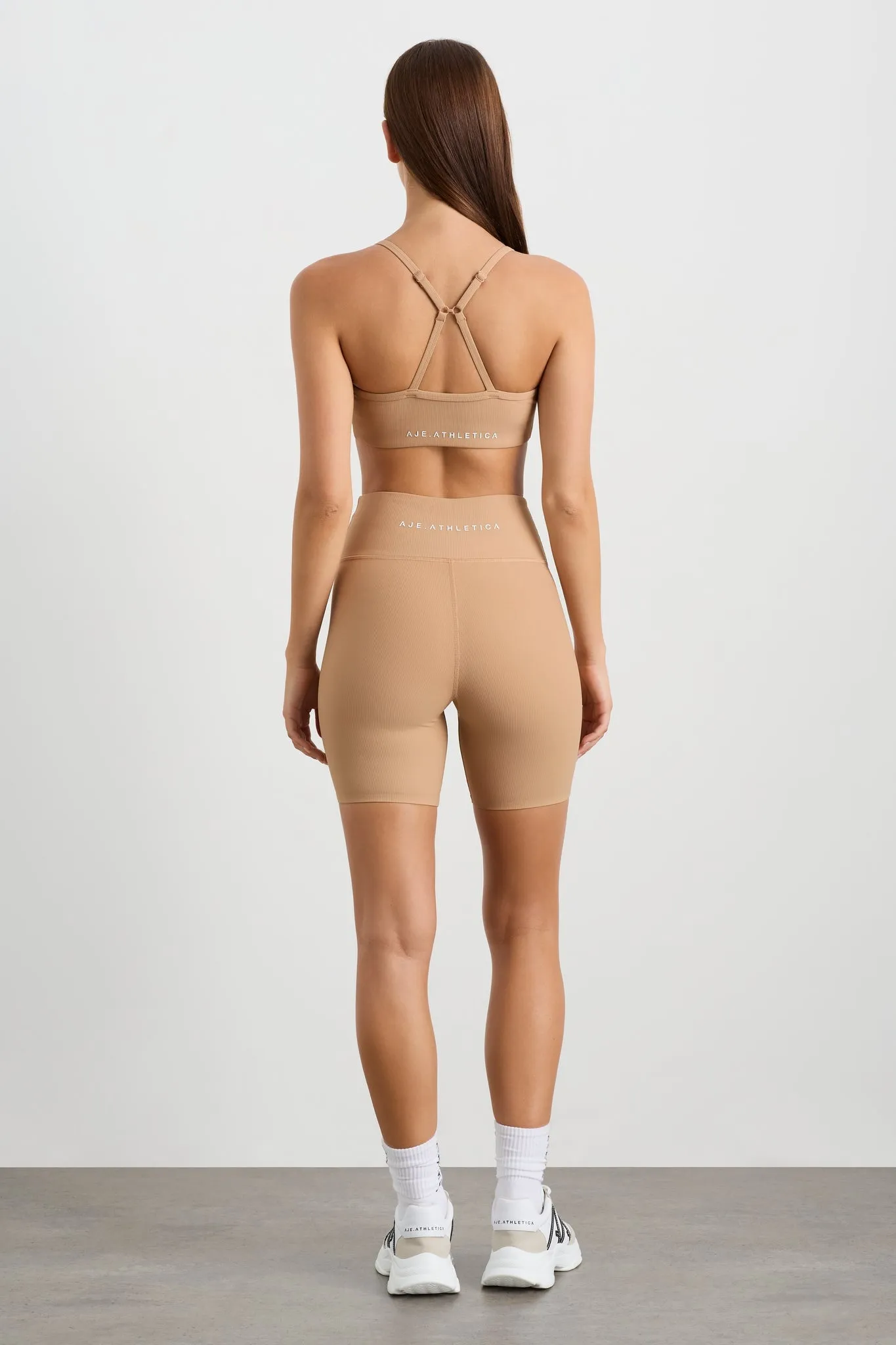 Ribbed Mid Length Bike Short 601