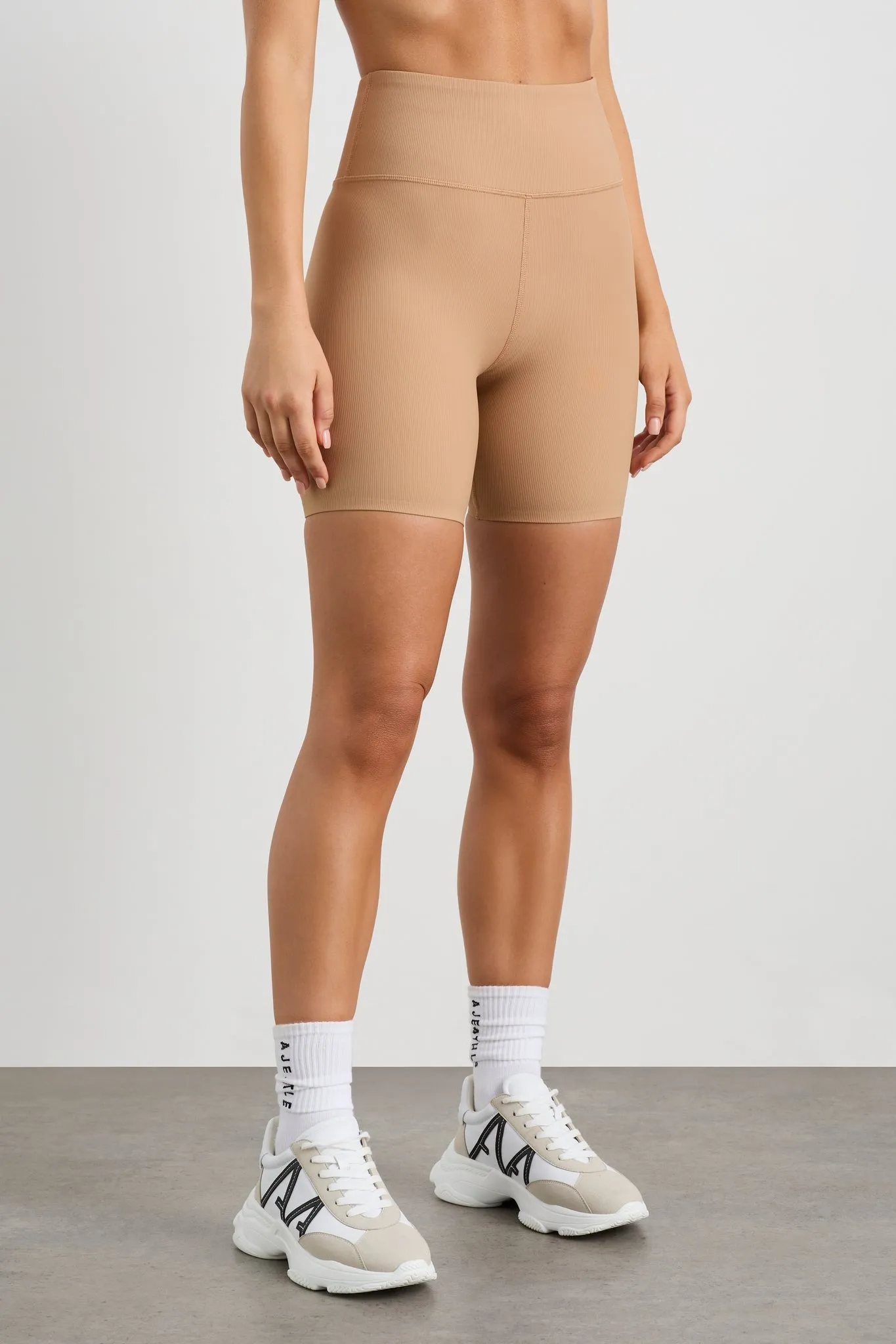 Ribbed Mid Length Bike Short 601