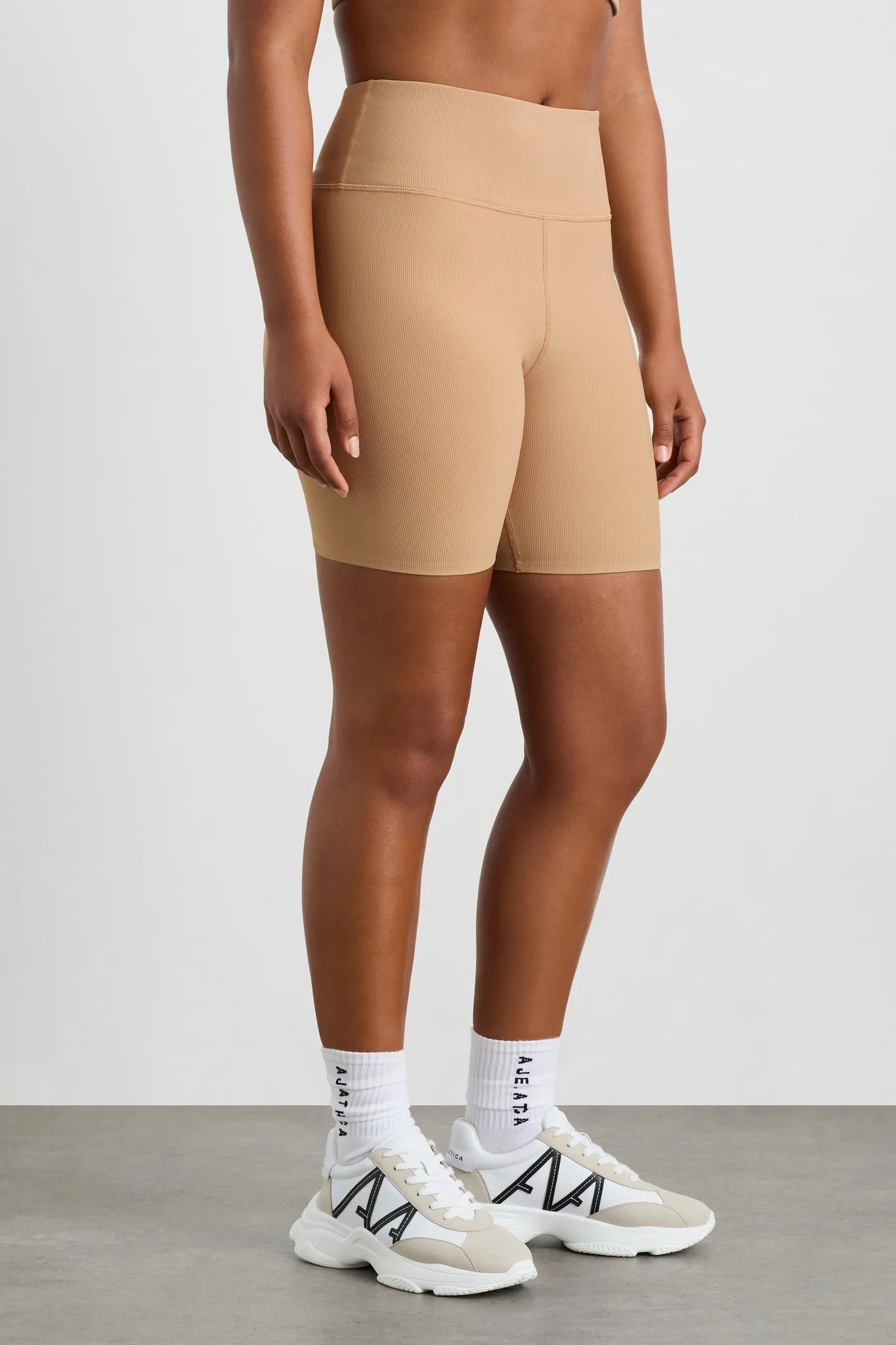 Ribbed Mid Length Bike Short 601
