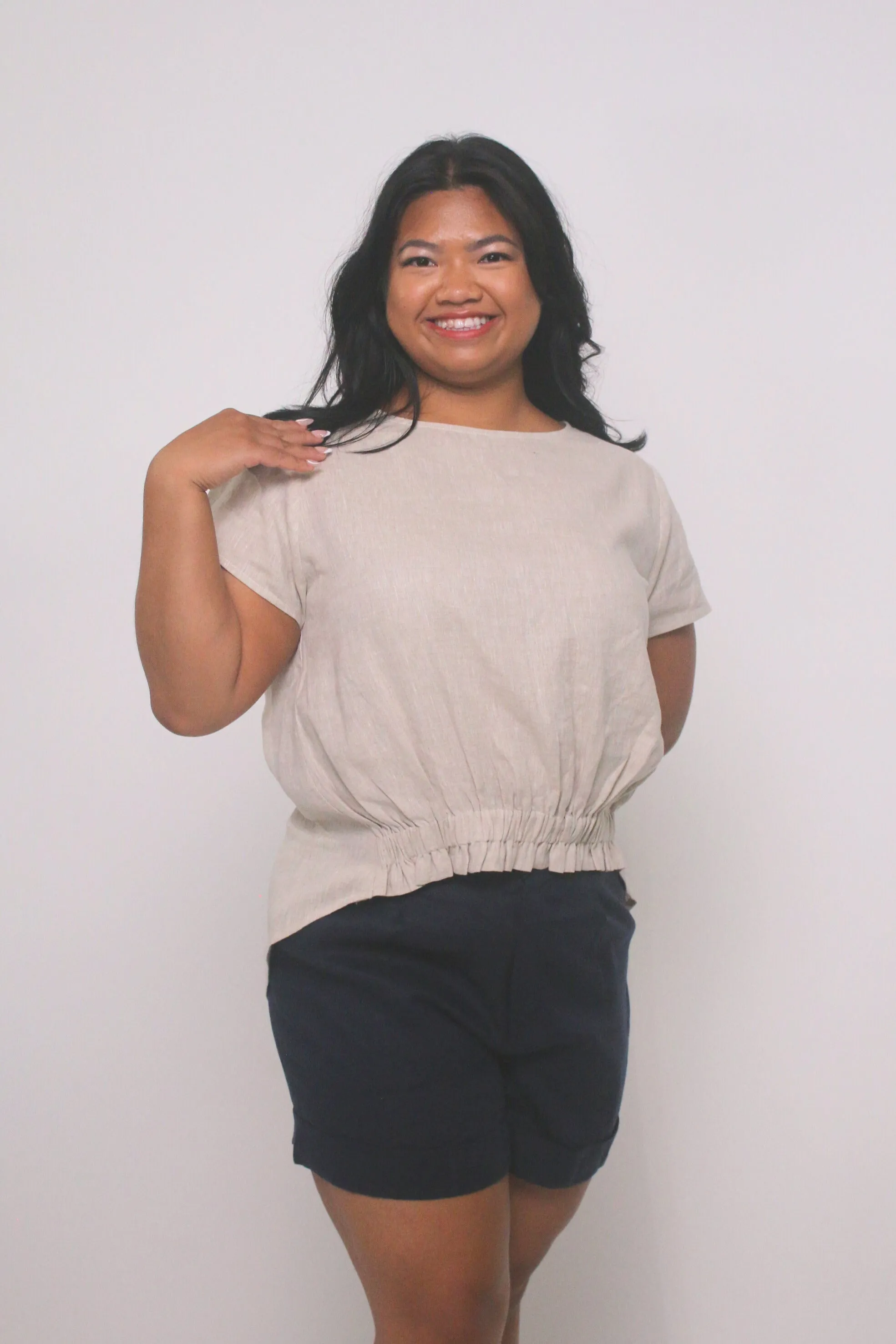 Sue 100% Linen Top