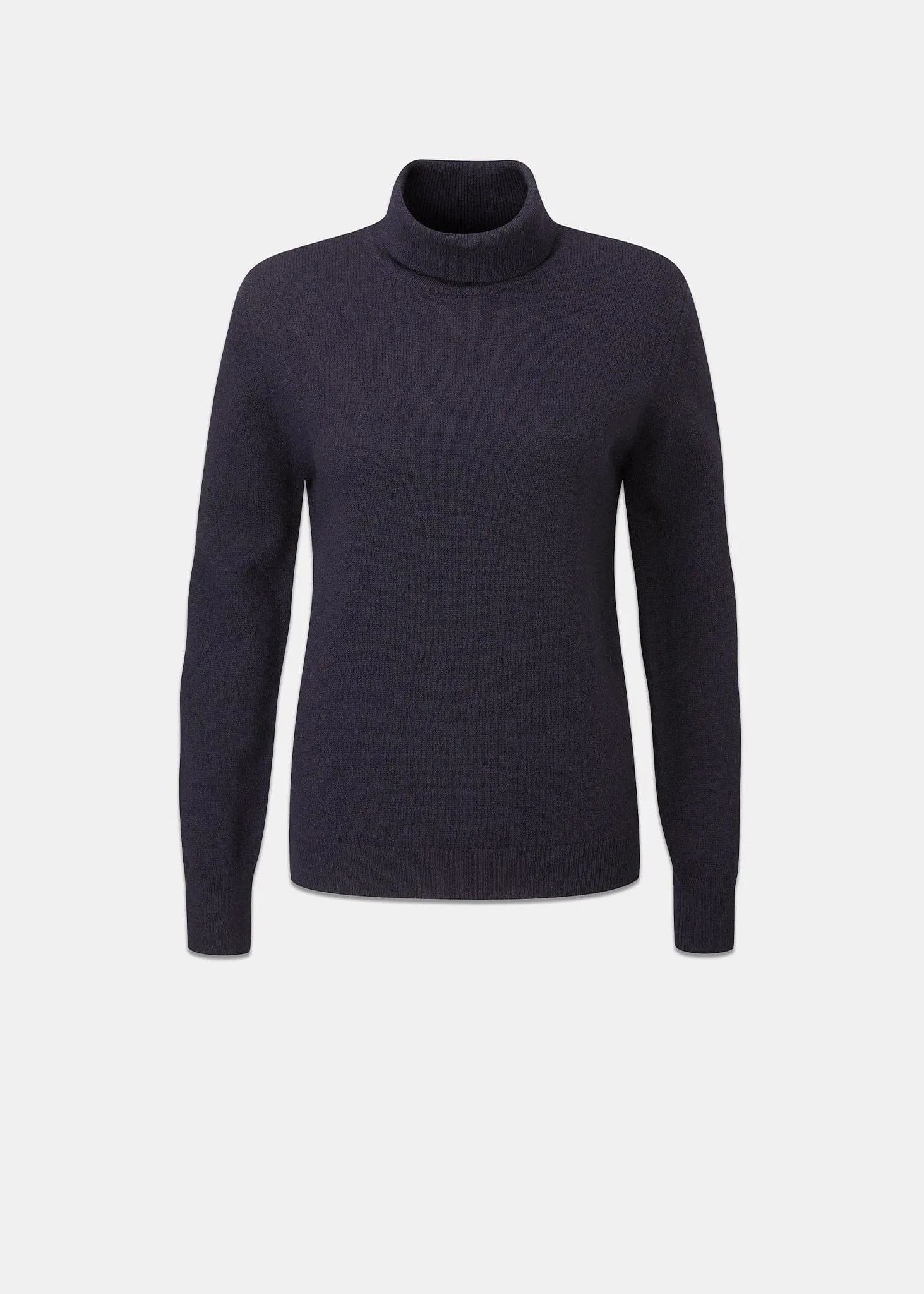 Women's Roll Neck Jumper Navy