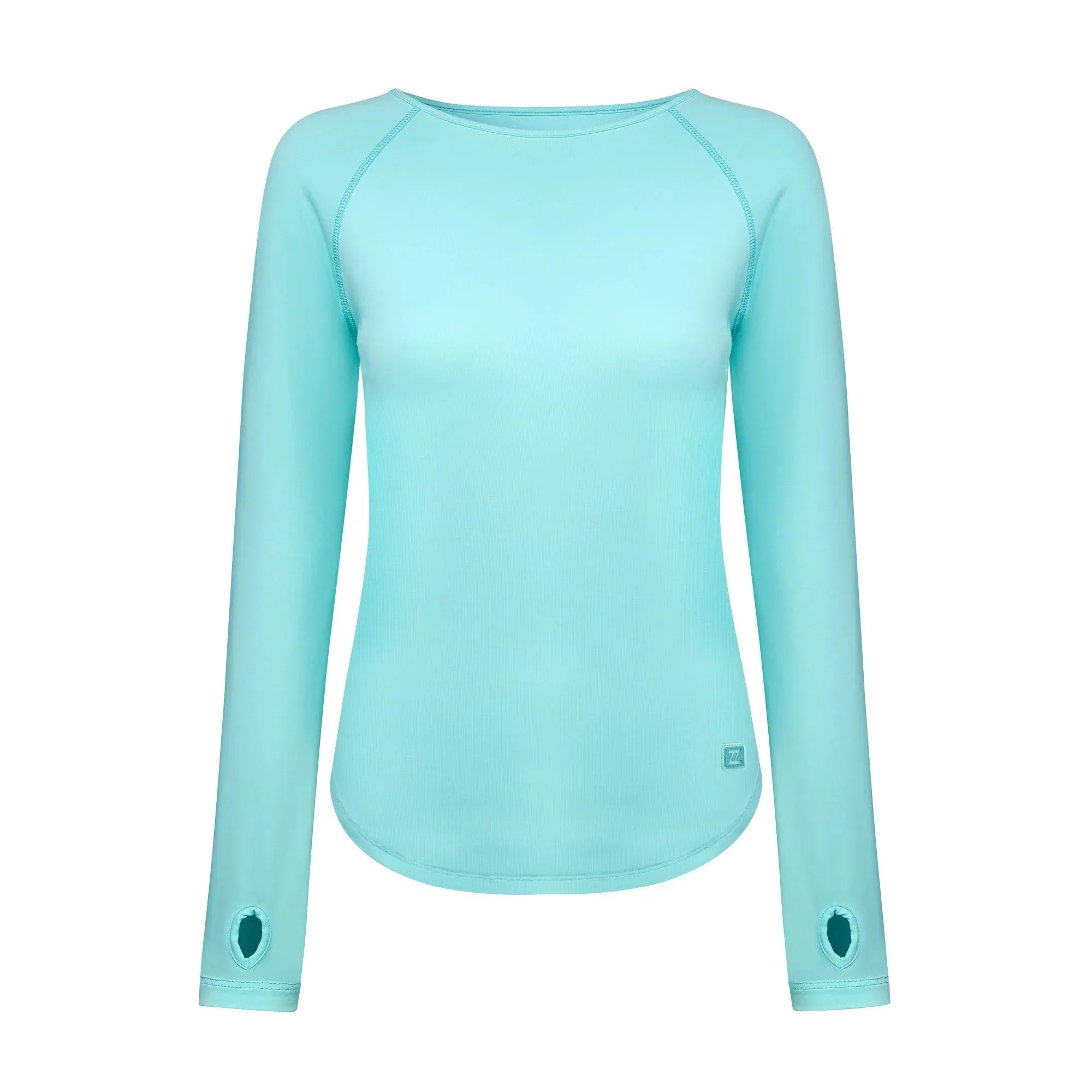 ZAAZEE Ava Long Sleeved Top-Ice Mint